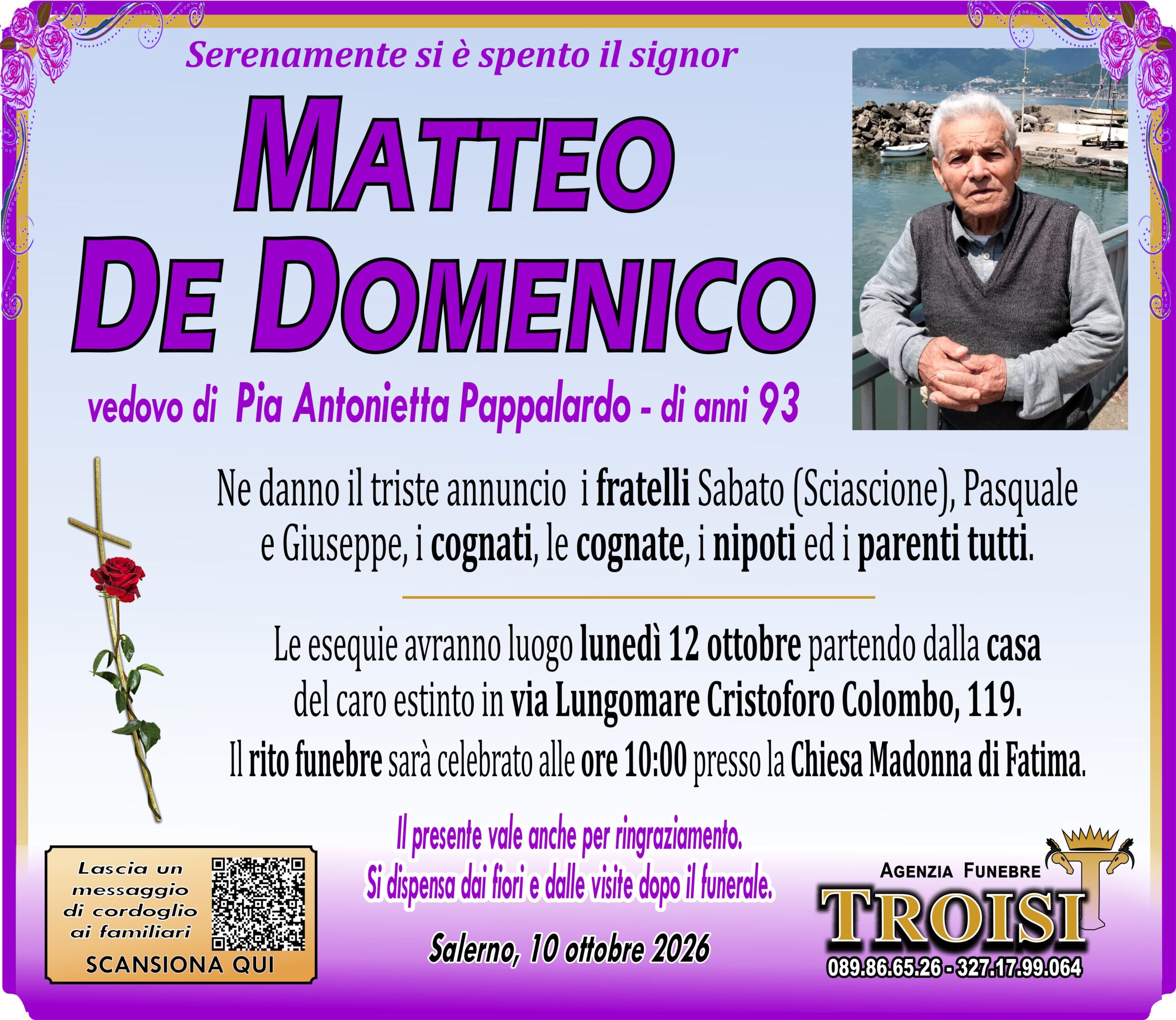 MATTEO DE DOMENICO